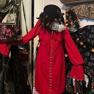 👗 # 17 Fabulous witchy, red dress